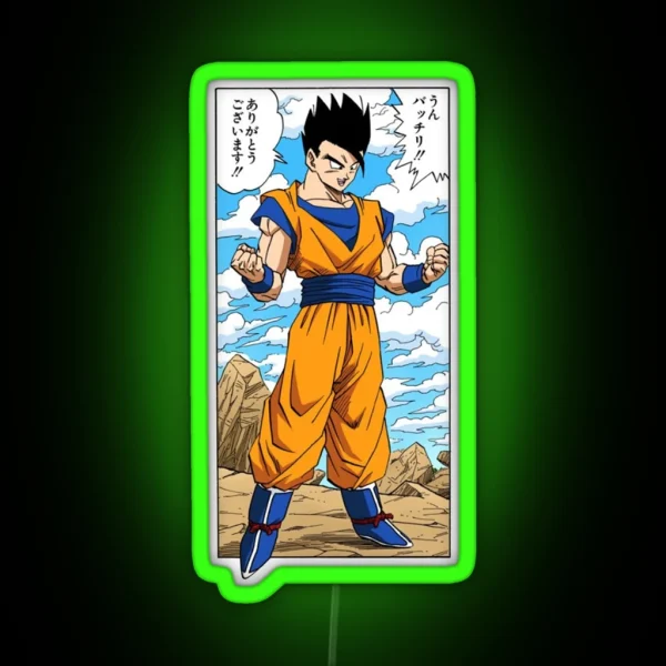 Ultimate Gohan Manga RGB Neon Sign