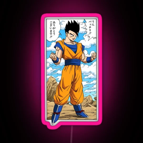 Ultimate Gohan Manga RGB Neon Sign