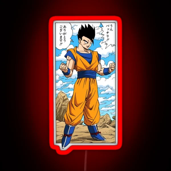 Ultimate Gohan Manga RGB Neon Sign