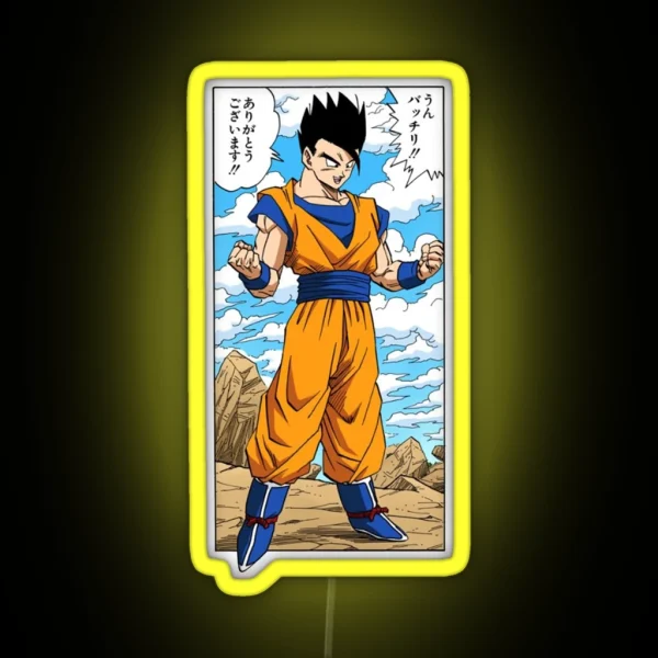 Ultimate Gohan Manga RGB Neon Sign