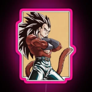 Ultimate Vegeta SSJ4 RGB Neon Sign