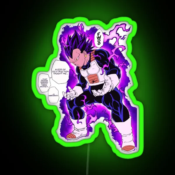 Ultra Ego Vegeta Ultra Ego Vegeta RGB Neon Sign