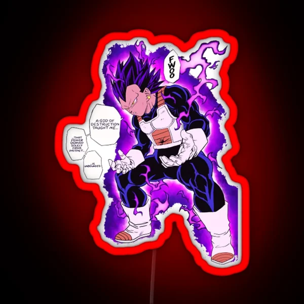 Ultra Ego Vegeta Ultra Ego Vegeta RGB Neon Sign