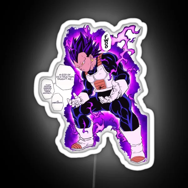 Ultra Ego Vegeta Ultra Ego Vegeta RGB Neon Sign