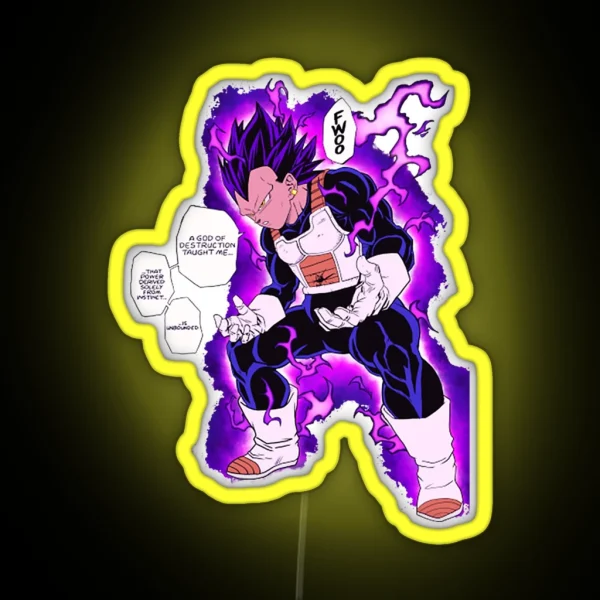 Ultra Ego Vegeta Ultra Ego Vegeta RGB Neon Sign