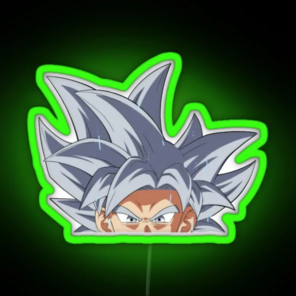 Ultra Instinct Peek RGB Neon Sign