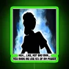 Ultra Instinct Shaggy RGB Neon Sign in Green