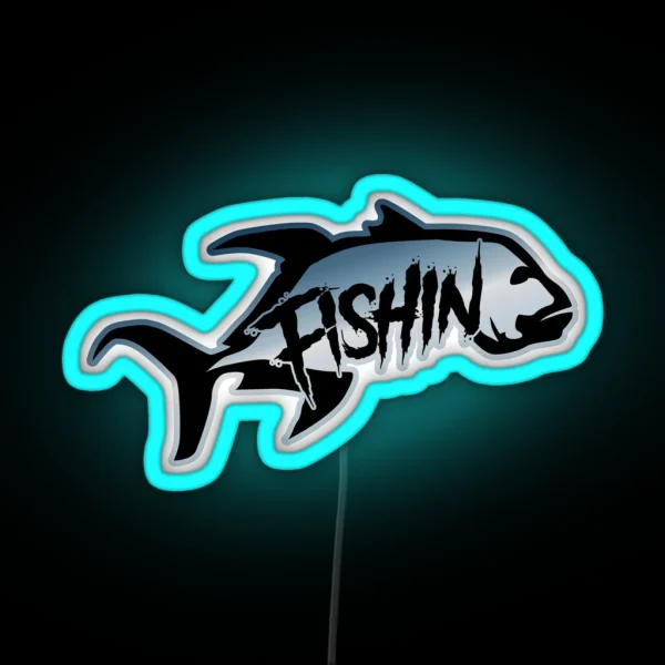 Ulua Fishin RGB Neon Sign