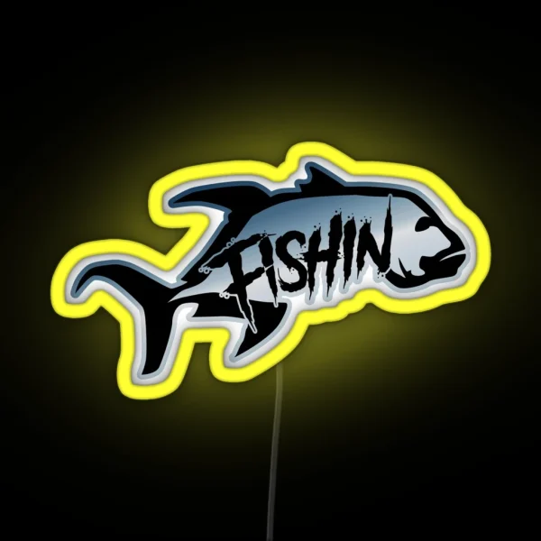 Ulua Fishin RGB Neon Sign
