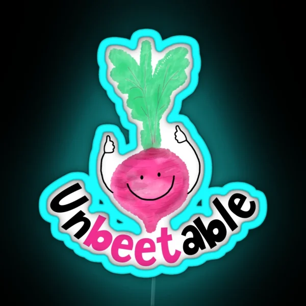 Unbeetable Punny Garden RGB Neon Sign