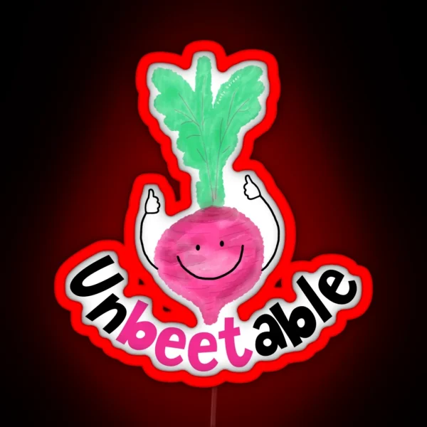 Unbeetable Punny Garden RGB Neon Sign