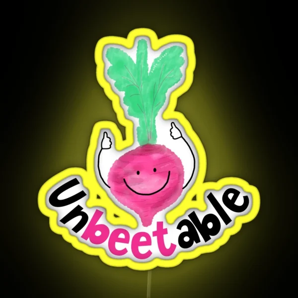 Unbeetable Punny Garden RGB Neon Sign