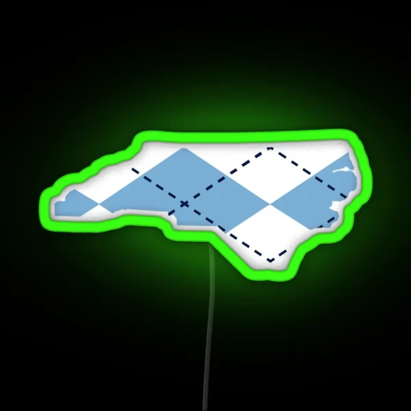 Unc Argyle RGB Neon Sign