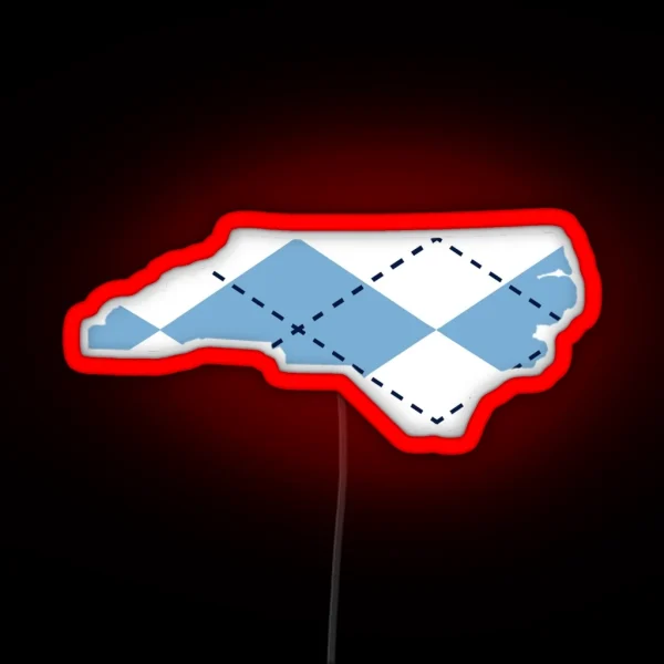 Unc Argyle RGB Neon Sign