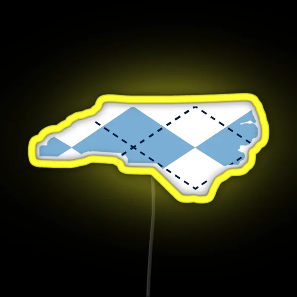 Unc Argyle RGB Neon Sign