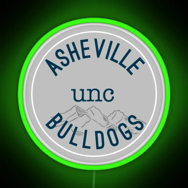UNC Asheville Led RGB Neon Sign