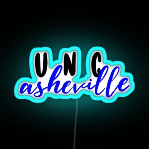 UNC Asheville RGB Neon Sign
