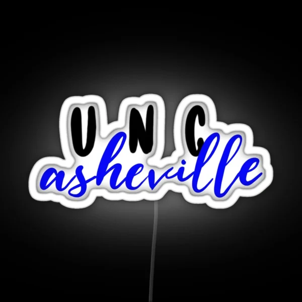 UNC Asheville RGB Neon Sign