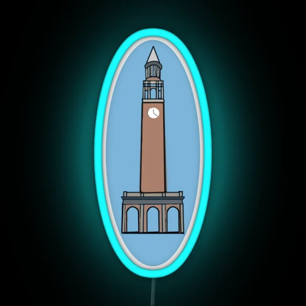 UNC Bell Tower RGB Neon Sign