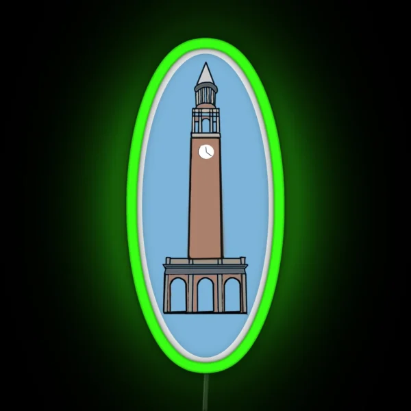 UNC Bell Tower RGB Neon Sign