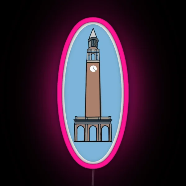 UNC Bell Tower RGB Neon Sign