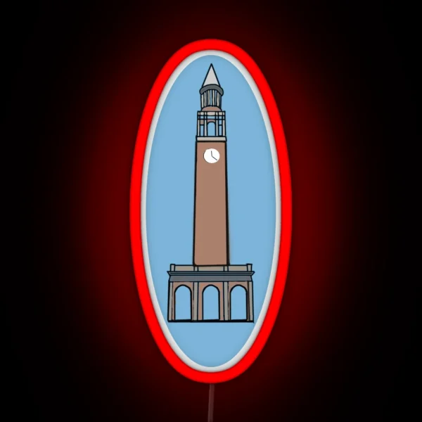UNC Bell Tower RGB Neon Sign