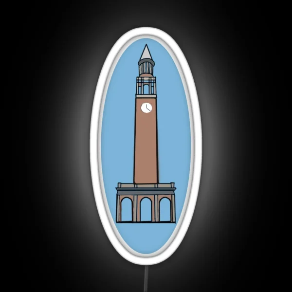 UNC Bell Tower RGB Neon Sign