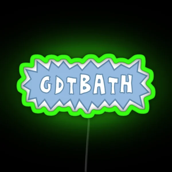 UNC Chapel Hill GDTBATH RGB Neon Sign