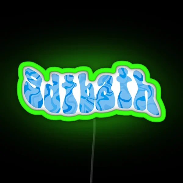 Unc Gdtbath Marble Letters RGB Neon Sign