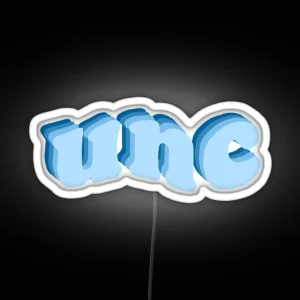 Unc Wavy Letters RGB Neon Sign