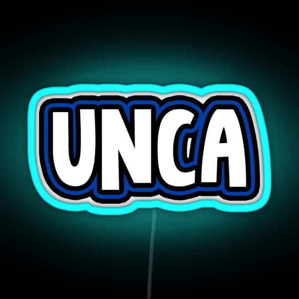 UNCA University Of North Carolina Asheville RGB Neon Sign