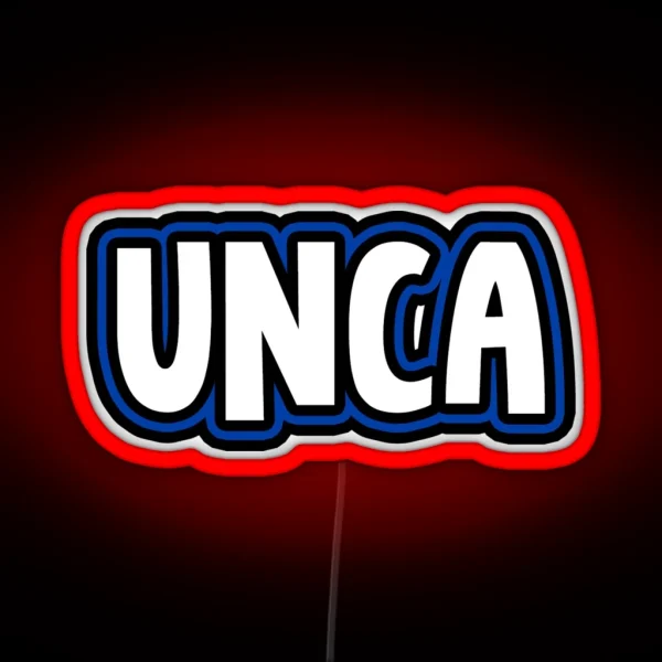 UNCA University Of North Carolina Asheville RGB Neon Sign