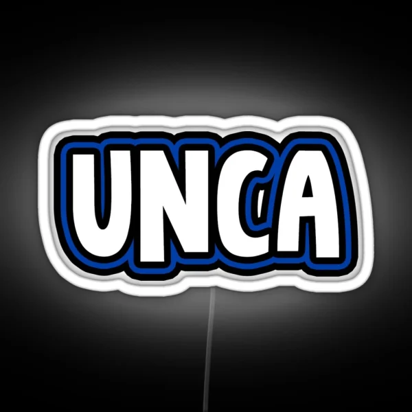 UNCA University Of North Carolina Asheville RGB Neon Sign