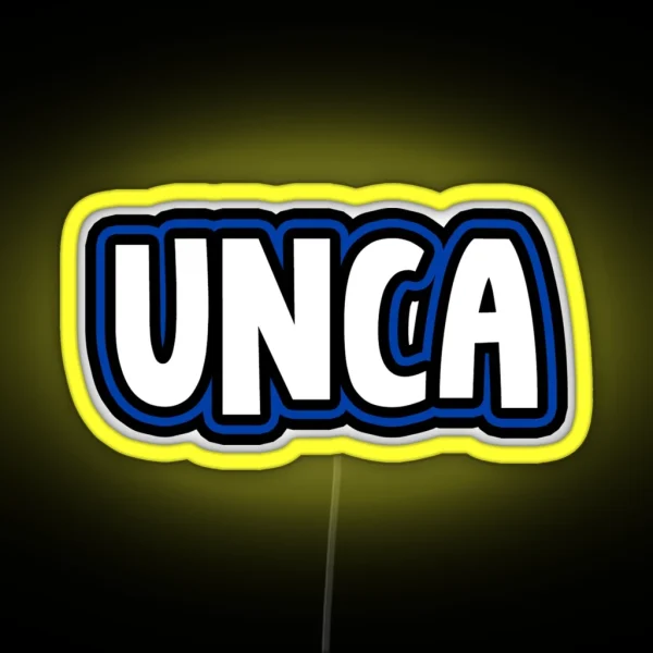 UNCA University Of North Carolina Asheville RGB Neon Sign