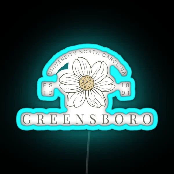 UNCG Daisy RGB Neon Sign