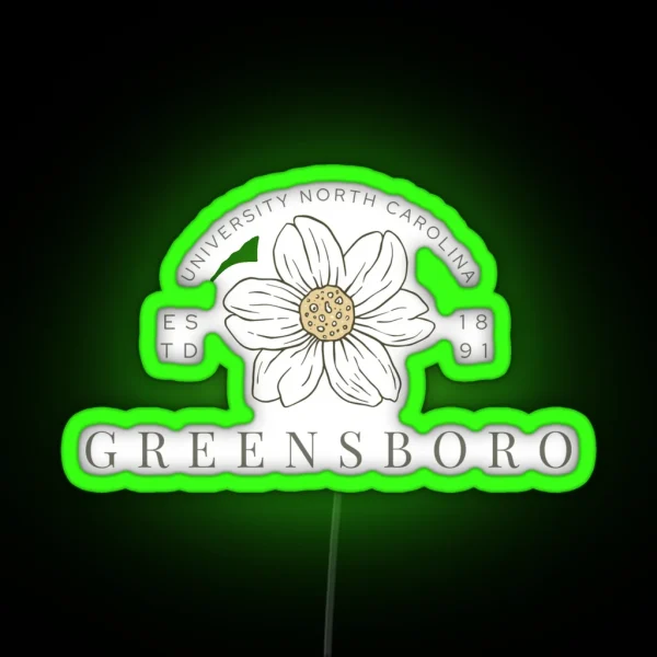 UNCG Daisy RGB Neon Sign