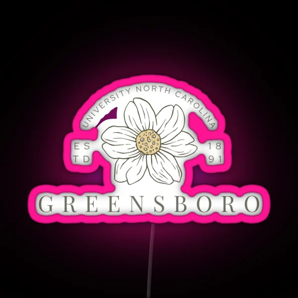 UNCG Daisy RGB Neon Sign