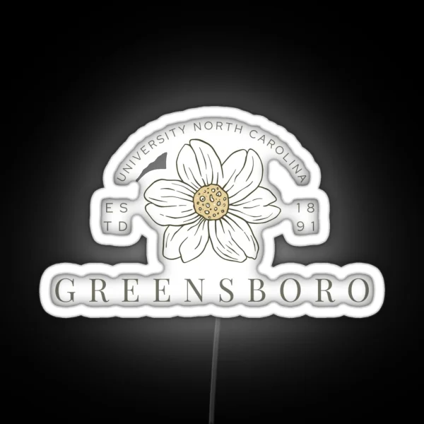 UNCG Daisy RGB Neon Sign