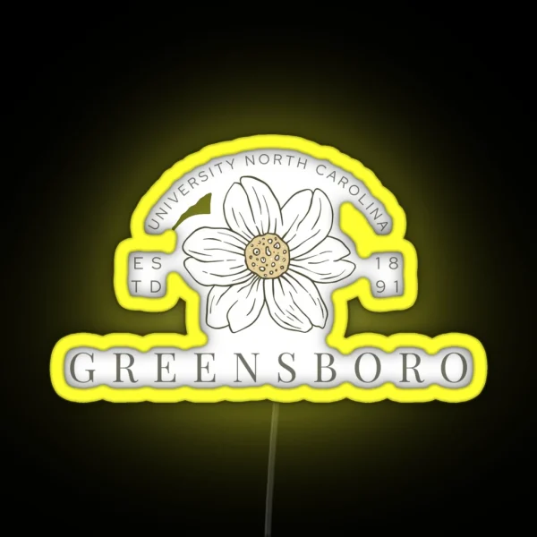 UNCG Daisy RGB Neon Sign