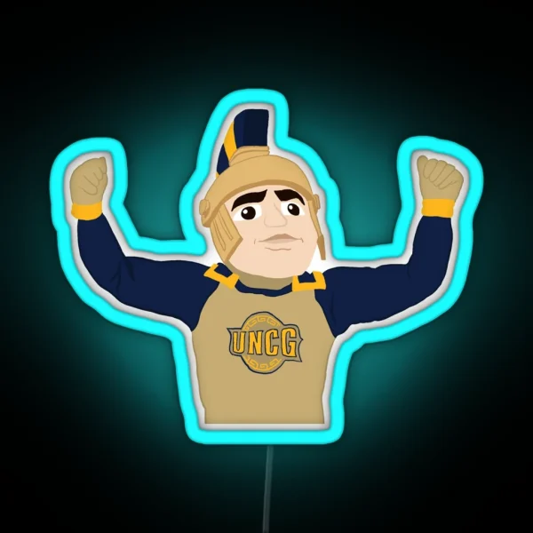 UNCG Mascot RGB Neon Sign