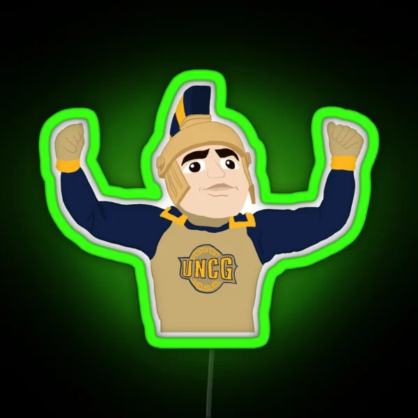 UNCG Mascot RGB Neon Sign