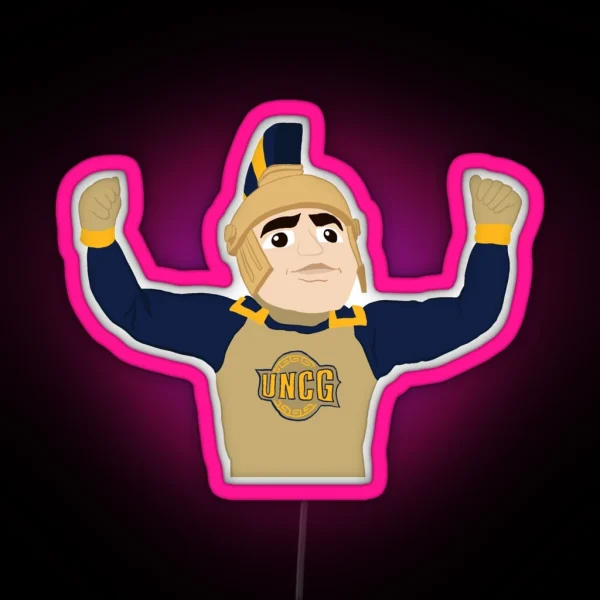 UNCG Mascot RGB Neon Sign