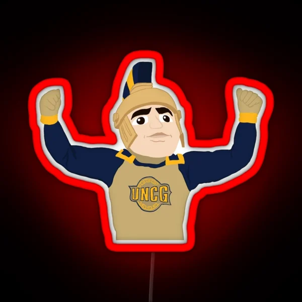 UNCG Mascot RGB Neon Sign