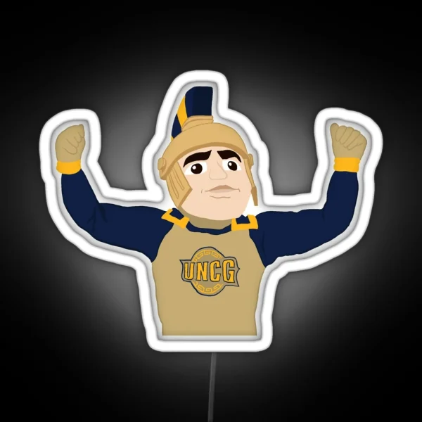 UNCG Mascot RGB Neon Sign