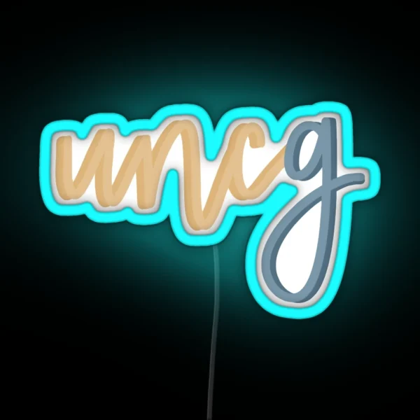 Uncg RGB Neon Sign