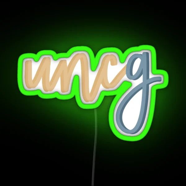 Uncg RGB Neon Sign
