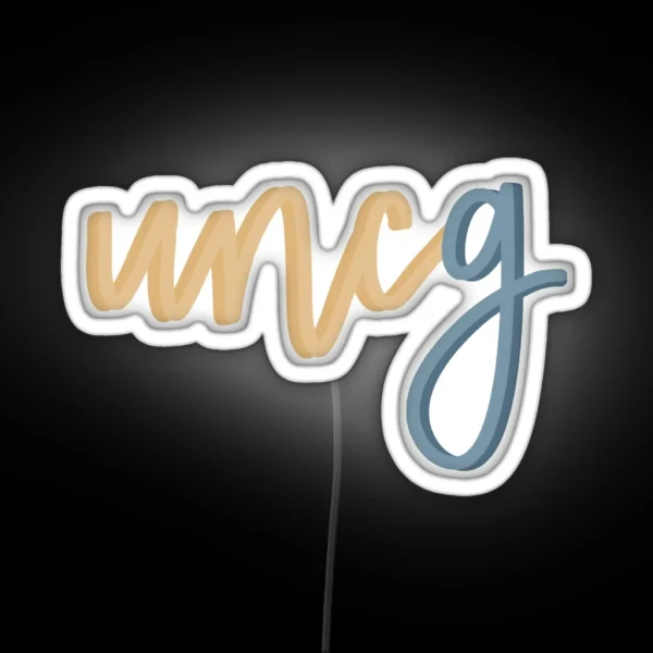 Uncg RGB Neon Sign