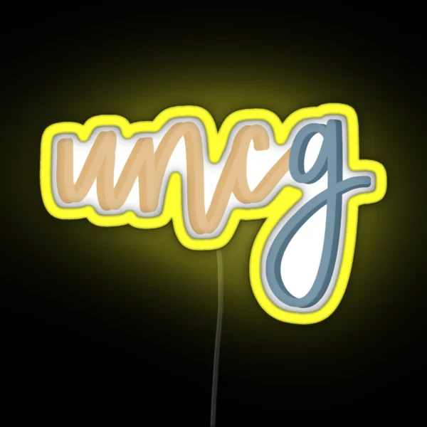 Uncg RGB Neon Sign