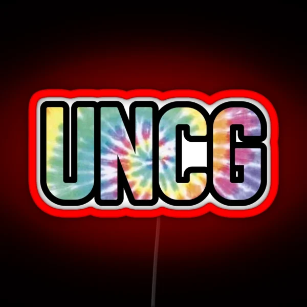 UNCG Tie Dye RGB Neon Sign