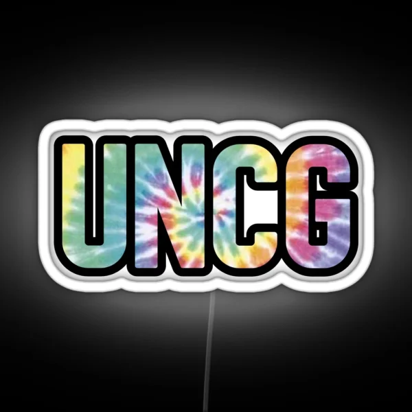 UNCG Tie Dye RGB Neon Sign